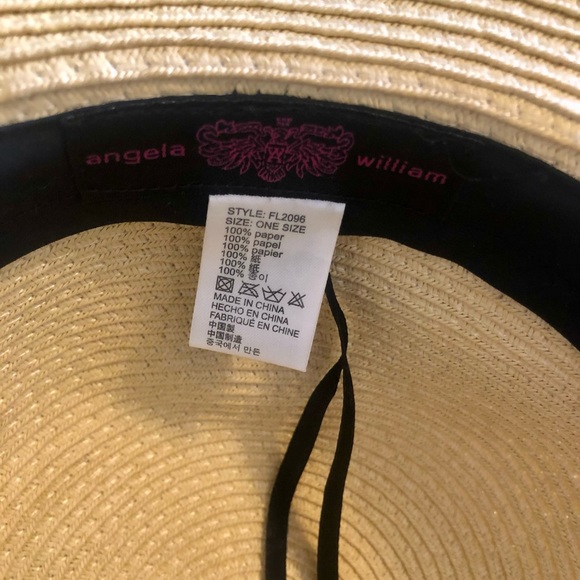 Women’s Wide Brim Braid Paper Straw Panama Floppy Summer Hat - Picture 4 of 6